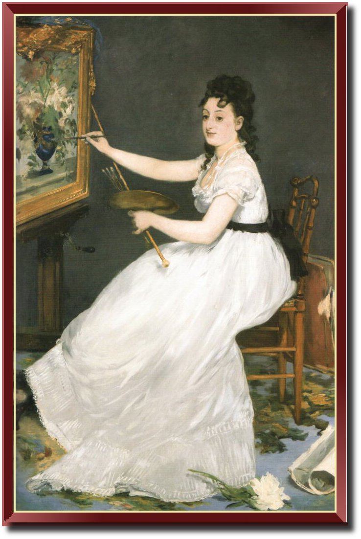 エヴァ・ゴンザレスの肖像 マネ